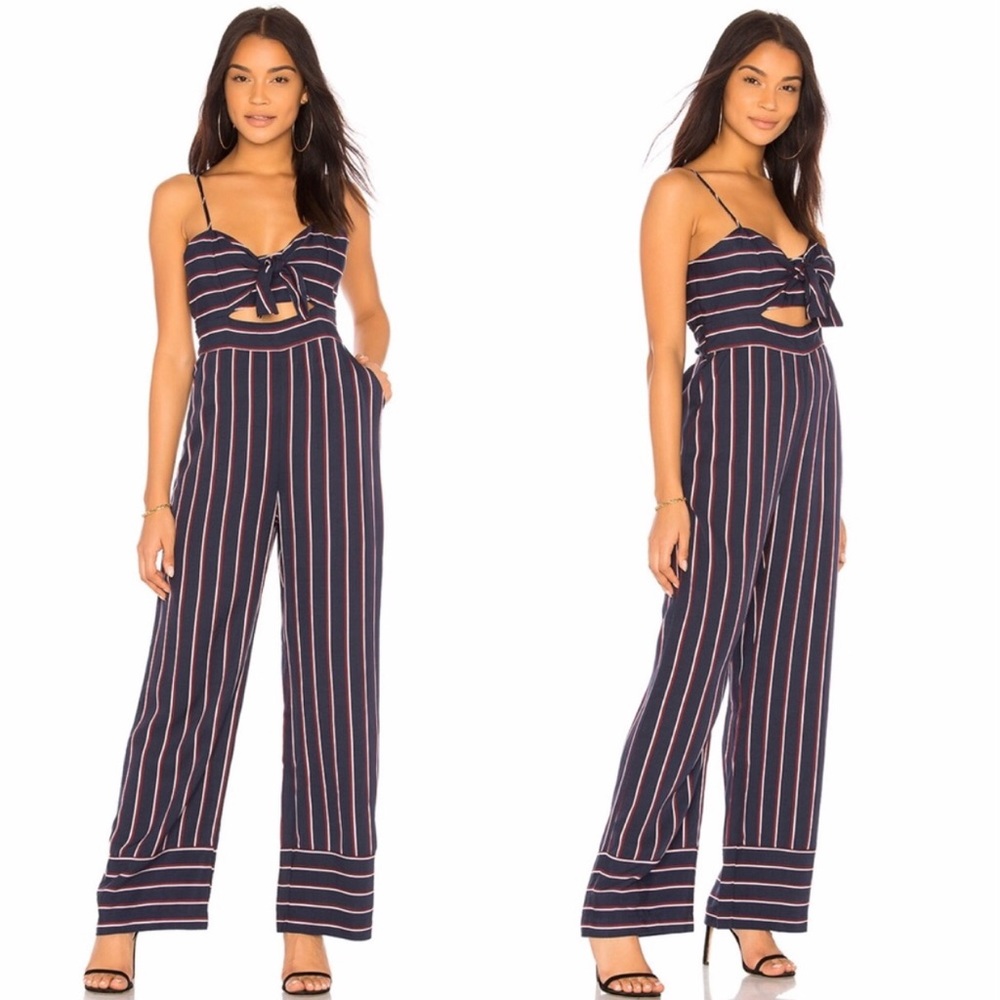 Bardot Striped Jumpsuit